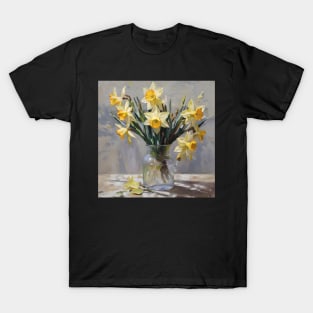 Easter Daffodils Study T-Shirt